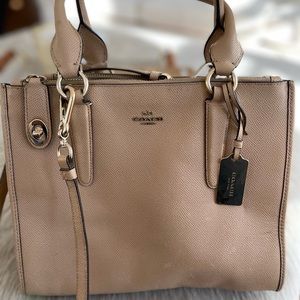 Tan Coach Handbag